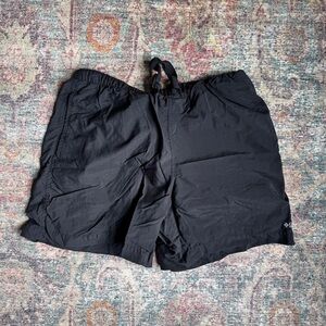 Columbia Sportswear Black Hiking Belted Shorts, sz M